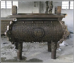 福字銅鼎鑄造 福字銅鼎鑄造