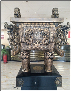 室內銅鼎雕塑 室內銅鼎雕塑