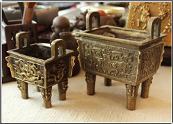 四方銅鼎擺件 四方銅鼎擺件