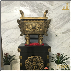 四方銅鼎工藝品 四方銅鼎工藝品