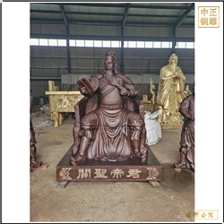 大型鑄銅關(guān)公定制 大型鑄銅關(guān)公定制