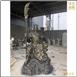 看書關公銅雕 看書關公銅雕