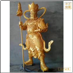 貼金四大天王銅佛像鑄造廠 貼金四大天王銅佛像鑄造廠