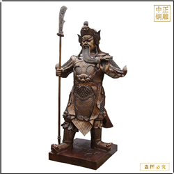 立式關圣大帝銅雕 立式關圣大帝銅雕