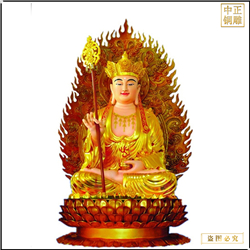 彩繪地藏王雕塑 彩繪地藏王雕塑