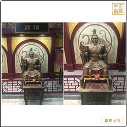 室內顓頊人物雕塑 室內顓頊人物雕塑