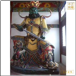 大型純銅四大天王鑄造廠 大型純銅四大天王鑄造廠