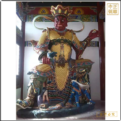 新品銅雕純銅四大天王佛像 新品銅雕純銅四大天王佛像