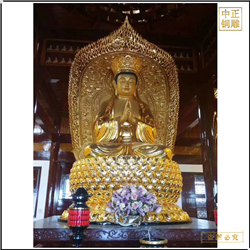 供應(yīng)大型彩繪佛像銅佛像 供應(yīng)大型彩繪佛像銅佛像