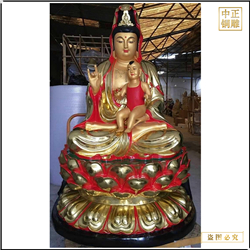 觀音菩薩雕塑總高3米 觀音菩薩雕塑總高3米