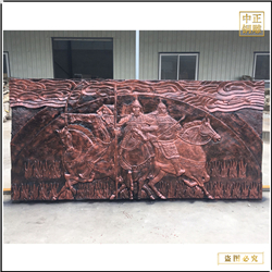 酒店大廳裝飾銅浮雕