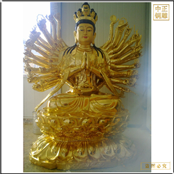 金衣千手觀音菩薩佛像 金衣千手觀音菩薩佛像