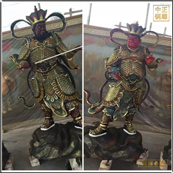 廠家批發銅雕四大天王佛像 廠家批發銅雕四大天王佛像