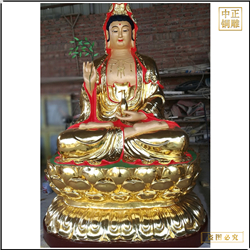 寺廟佛堂觀世音菩薩銅佛像 寺廟佛堂觀世音菩薩銅佛像