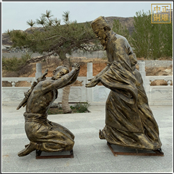 大型室外負荊請罪人物雕塑 大型室外負荊請罪人物雕塑