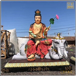 定制文殊普賢銅佛像 定制文殊普賢銅佛像