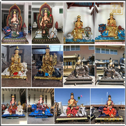 各種樣式文殊普賢銅佛像 各種樣式文殊普賢銅佛像