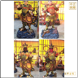 大型鑄銅四大天王銅佛像 大型鑄銅四大天王銅佛像