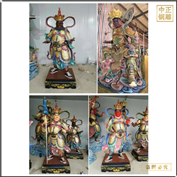 供應(yīng)1.8米彩繪四大天王銅佛像 供應(yīng)1.8米彩繪四大天王銅佛像