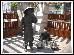 賣貨郎雕塑 賣貨郎雕塑