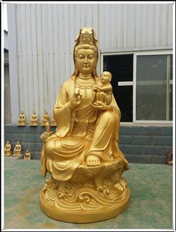 送子觀音銅雕塑|加工銅觀音像 送子觀音銅雕塑|加工銅觀音像