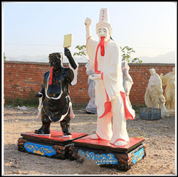 黑白無常雕塑|大型黑白無常雕塑 黑白無常雕塑|大型黑白無常雕塑