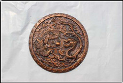 龍鳳銅浮雕 龍鳳銅浮雕