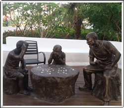 定做下象棋雕塑 定做下象棋雕塑