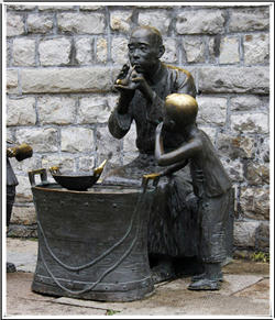 吹糖人景觀小品 吹糖人景觀小品