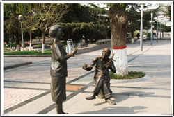 唱歌景觀小品雕塑 唱歌景觀小品雕塑