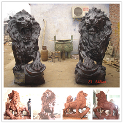 銅獅子制作流程 銅獅子制作流程