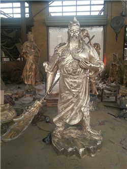 黃銅關二爺雕塑 黃銅關二爺雕塑