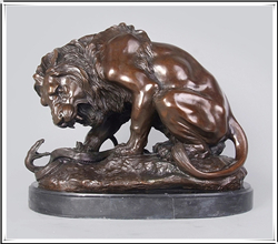 大型銅獅子 大型銅獅子